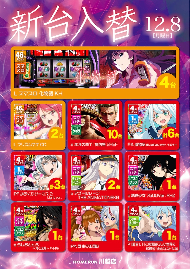 パチンコ/スロット: ホームラン川越店 画像 6