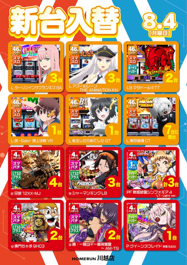 パチンコ/スロット: ホームラン川越店 画像 6