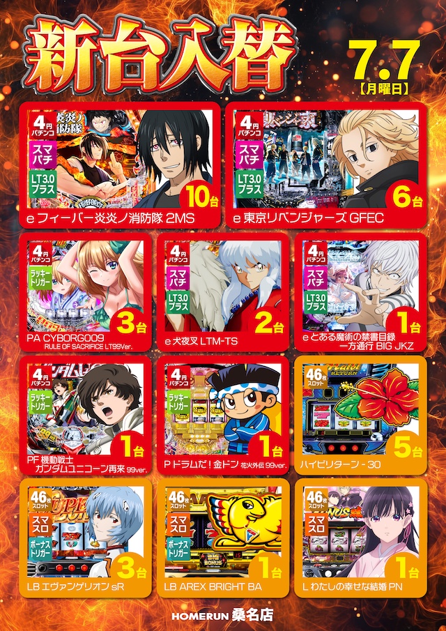 パチンコ/スロット: ホームラン桑名店 画像 5