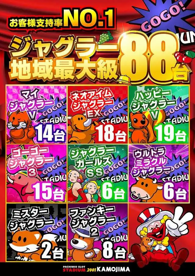 パチンコ/スロット: スタジアム2001徳島鴨島店 画像 14