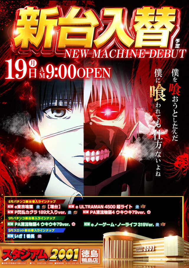 パチンコ/スロット: スタジアム2001徳島鴨島店 画像 2